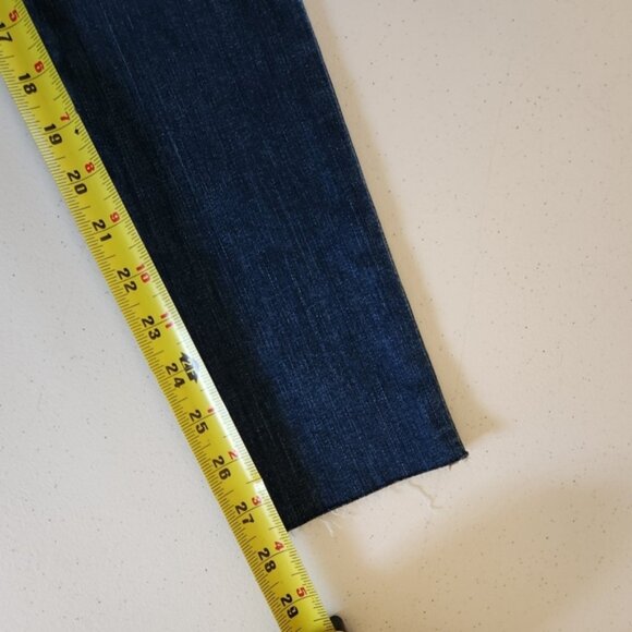 Joe's Jeans High Rise Skinny Ankle Dark Wash Ripped Knees Frayed Size 27 New NWT - Picture 11 of 12